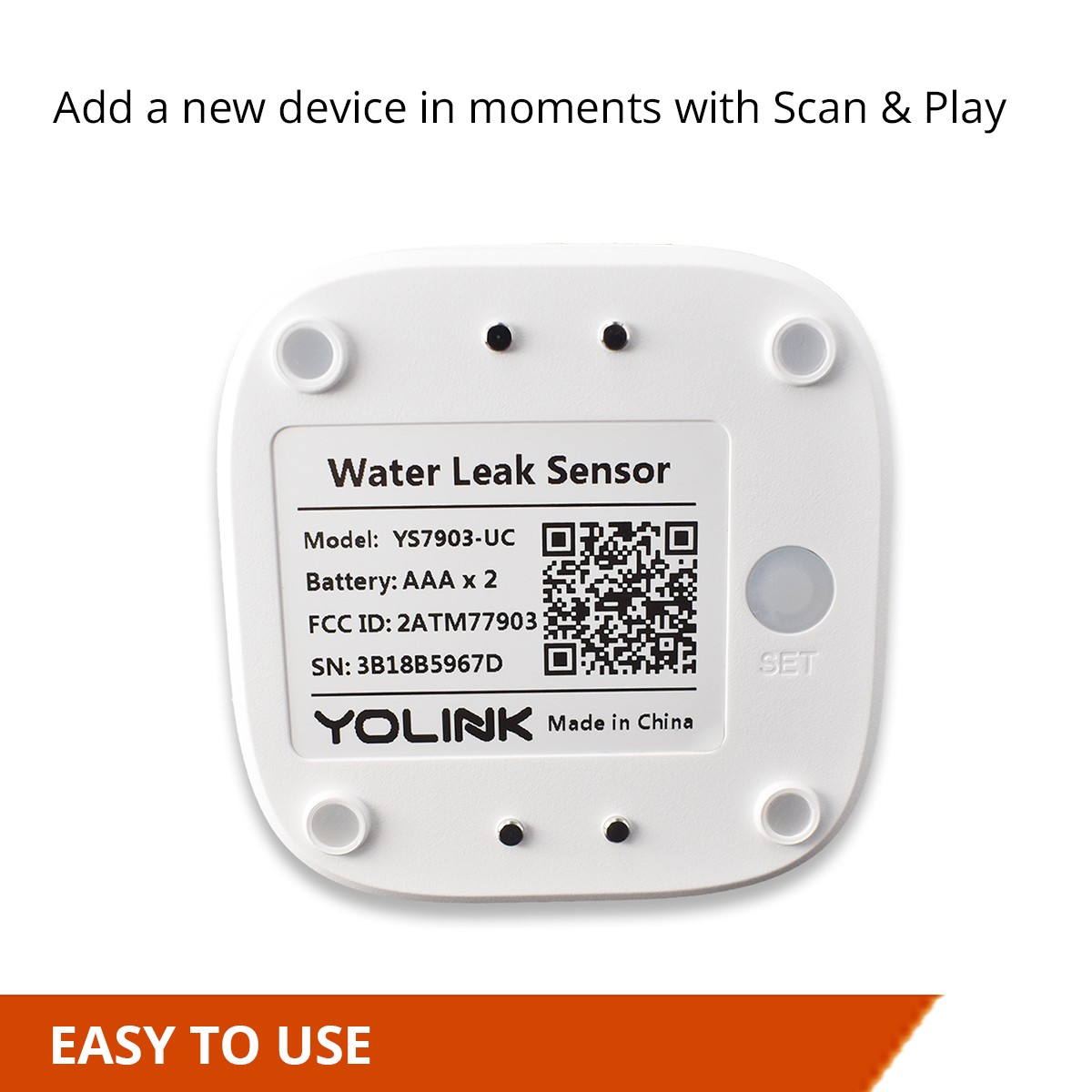 Water Leak Sensor YoLink