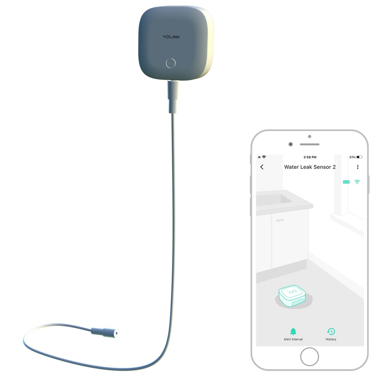 Water Leak Sensor 2 YoLink