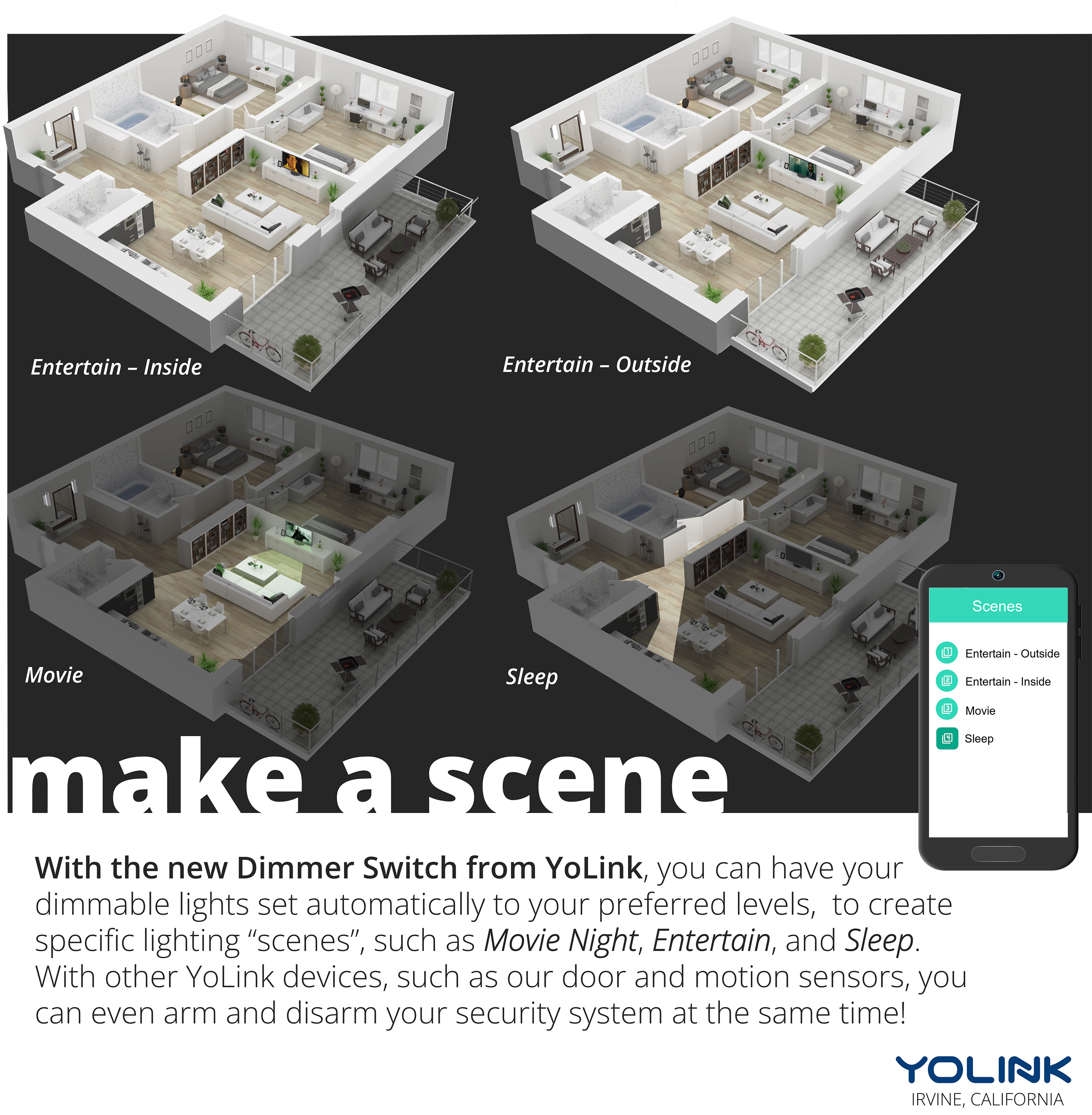 Smart Dimmer Switch Scene Instructions